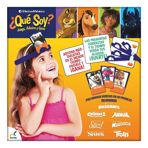 Juego De Mesa ¿qué Soy? Mod. Jca-3303 Marca Novelty®