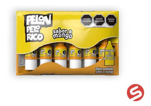 Pelon Pelorico Mango 12pzs