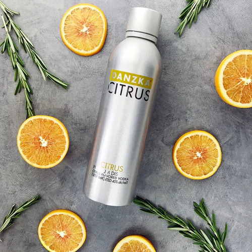 Vodka Danzka Citrus 1 Litro Danés Importado Premium