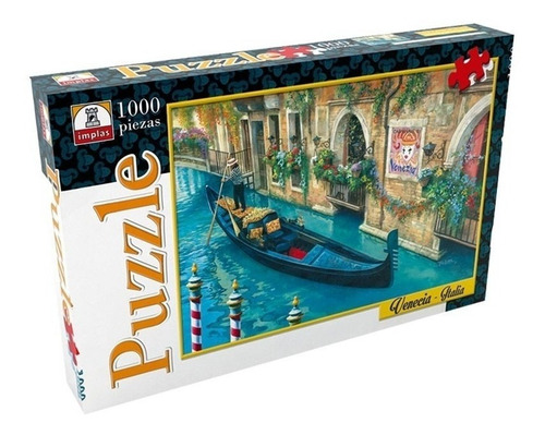 Imagen 3 de 3 de Rompecabezas Implás Venecia Italia 292 de 1000 piezas