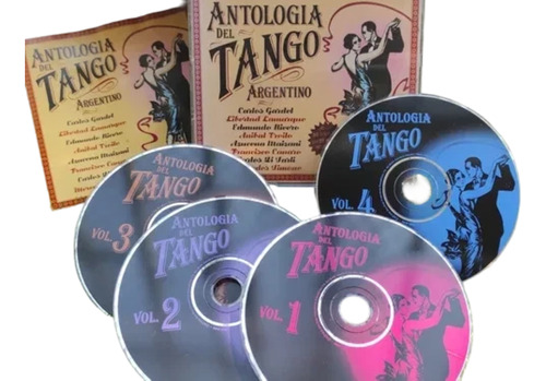 Tango Argentino Cd Antología 4 Discos De Colección 
