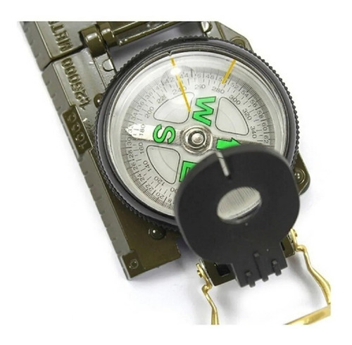 Imagen 3 de 3 de Brujula Militar Lensatic Engineer Dial Camping Superviencia