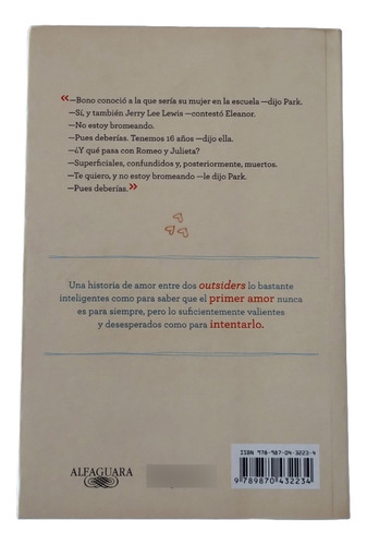 Libro Eleanor & Park - Rainbow Rowell (Usado)
