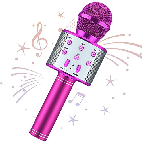 Micrófono De Karaoke   Niños Y Adultos, Micrófono   ...