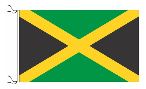 Bandera De Jamaica 150 X 90 Cm Hacemos De Todos Los Países