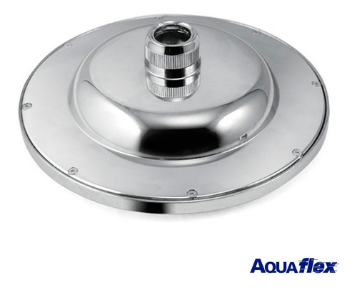 Ducha De Techo 15cm Abs Caño 30 Cm Bronce 7020c C3t Aquaflex Acabado Brillante Color Plateado