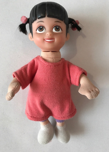 Mini Peluche De Boo Monsters Inc Bu Con Cabeza De Plastico (Usado)