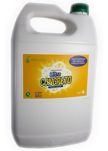 Desincrustante O Limpiador De Concreto 4l