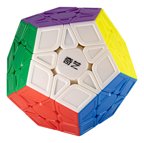 Cubo Mágico Profissional Qiyi Megaminx Qiheng Stickerless