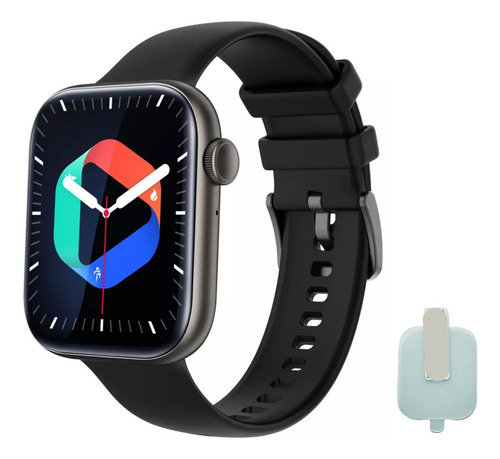 Reloj Smart Watch P45 Hombre Mujer P/ Samsung Android iPhone Color De La Caja Negro