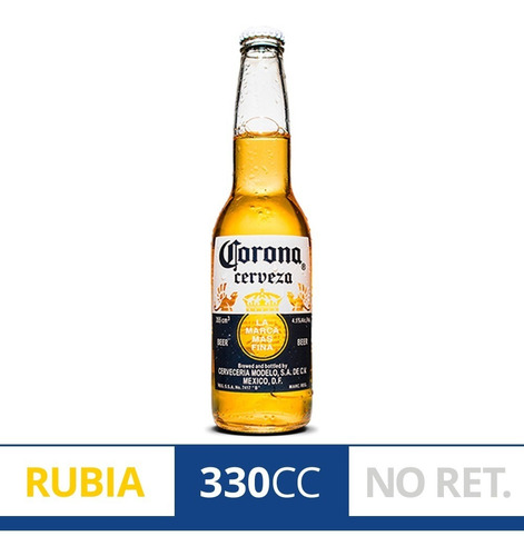 Cerveza Corona 330x24 Unidades. Entrega S/c Moron-ituzaingo