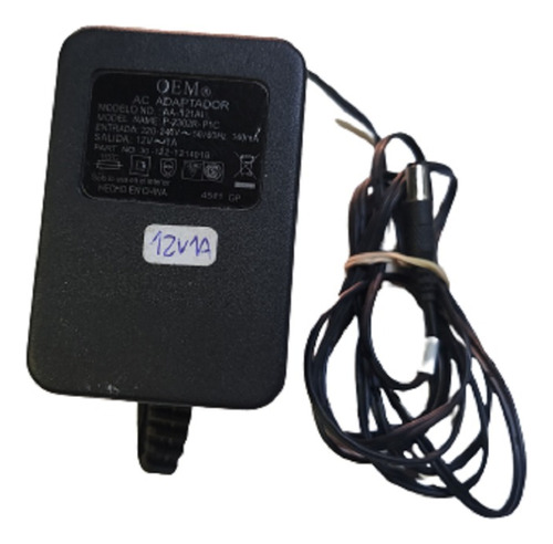 Fuente Transformador 12 Volts 1 Amper Vcc Usado Lamdisc