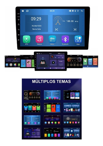 Central Multimídia Android Ford Fusion 2009-2012 2/32 10p