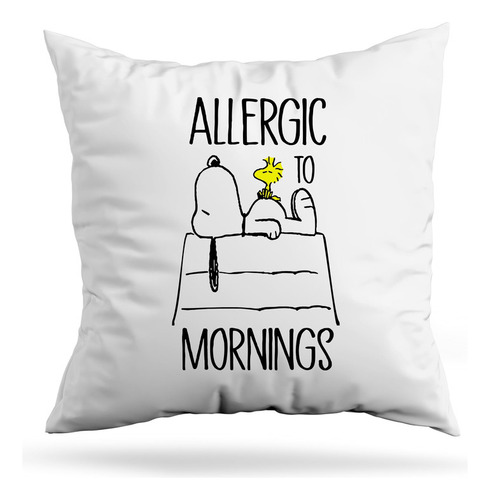 Cojin Deco Allergic To Morning (d1701 Boleto.store)