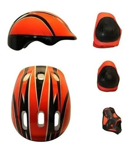 Protecciones Para Patines Rollers Casco Codera Manos Kit 