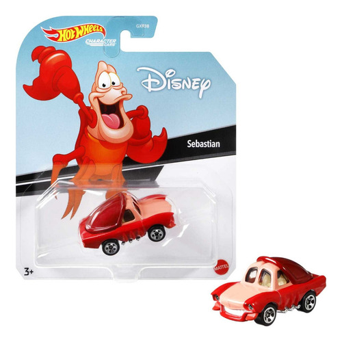 Hot Wheels Character Cars Sebastian Colección Sirenita Ariel