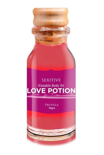 Mini Aceite Comestible Love Potion Frutilla 15ml