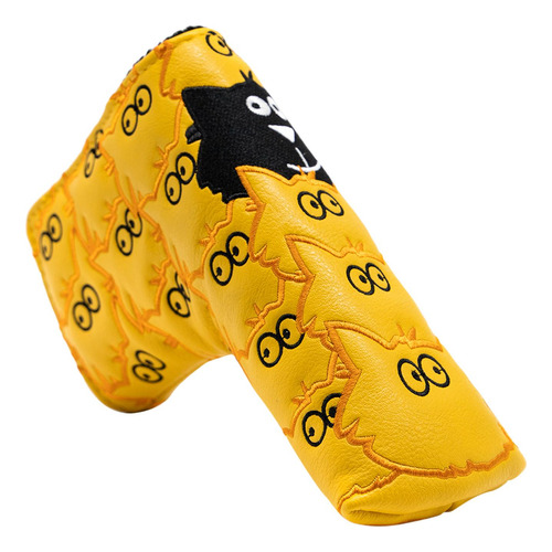 Cuero De La Pu Golf Blade Putter Cover Headcover Cierre