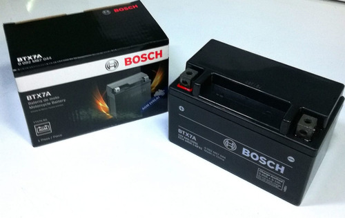 Imagen 2 de 5 de Bateria Bosch Btx7a Moto Gilera Yl150 Vc200 Sellada Gel Agm