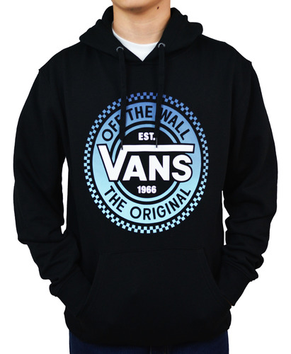 Hoodie Vans Vn0a7py6blk Big Chest Lock Black