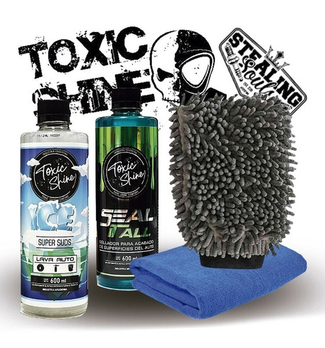 Toxic Shine | Kit Combo Lavado | Básico #41 | Shampoo + Cera