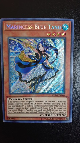 Yugioh Marincess Blue Tang Chim-en004 Secret