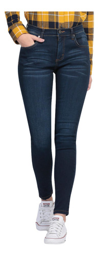 Pantalon Jeans Skinny Cintura Alta Lee Mujer 256