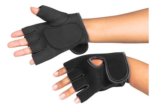 Guantes Para Levantar Peso - Entrenamiento Negro