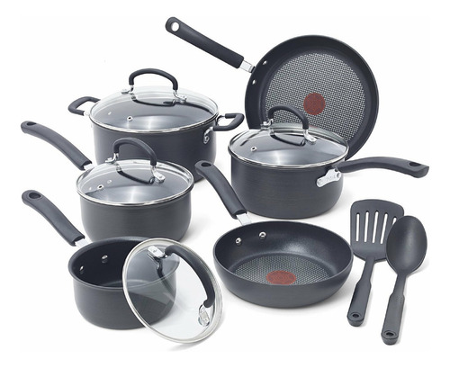 T Fal Utensilios De Cocina Ha Titanium Antiadherente Gris