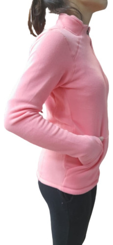 Campera Polar Deportiva Dama Rosa - Capolard Cuo S Int