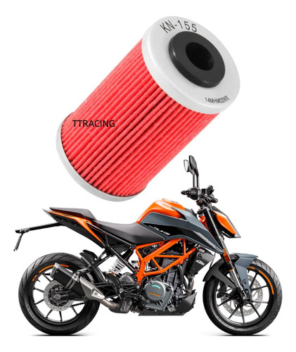 Filtro De Óleo K&n Kn Ken Ktm Duke 390 Duke390