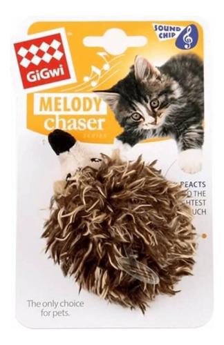 Gigwi® Juguete Erizo Melody Chaser Con Sonido Para Gatos