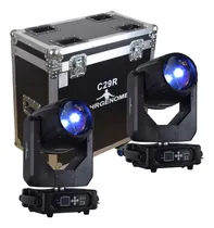 Comprar Par Cabezas Movil 9r Con Case Roboticas Beam Luz Disco Dmx 