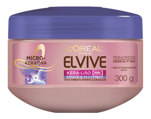 Crema De Tratamiento Elvive Keraliso Brillo Y Sedosidad