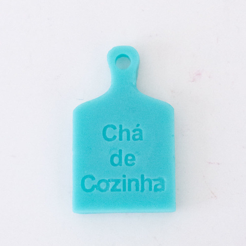 Imagem 3 de 3 de Forma De Silicone Tábua Chá De Cozinha Lembrancinha Ib-1870