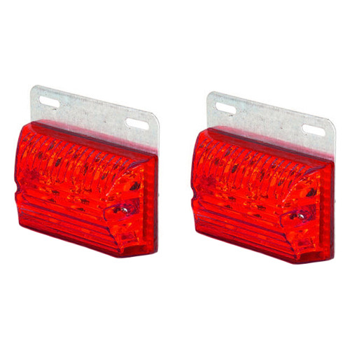 Juego Faros Led Laterales 12v Rojo