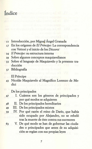 El Principe Nicolas Maquiavelo Alianza