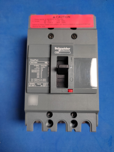 Breaker 3 Polos Marca Schneider Modelo Easy Pact. Tailandia 