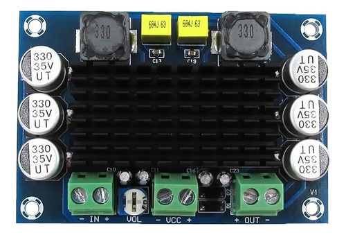 2x Dc 12v-26v Tpa3116 Canal De Amplificador De Potencia