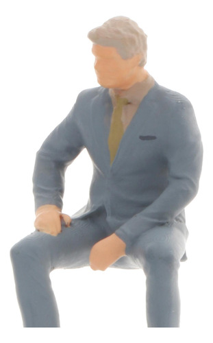 1:64 Modelo Em Miniatura Da Posição Sentada Cinzento
