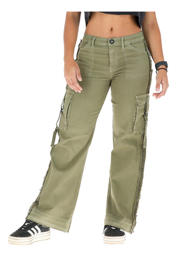 Pantalon Flair Jeans Mujer Buffalo