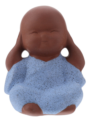 Estatuilla De Monje Little Monk Tea Pet Ceramics