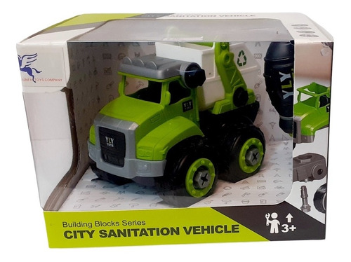 Imagen 3 de 5 de Camion Reciclador Desarmable Con Destornillador Excelente!
