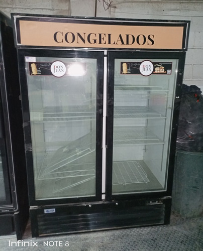 Congelador Exhibidor De 2 Puertas Batientes Marca Iboia.