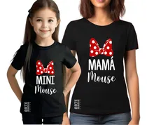 Comprar Pack 2 Polos Dia De La Madre Mamá Hijo Hija Minnie Mouse