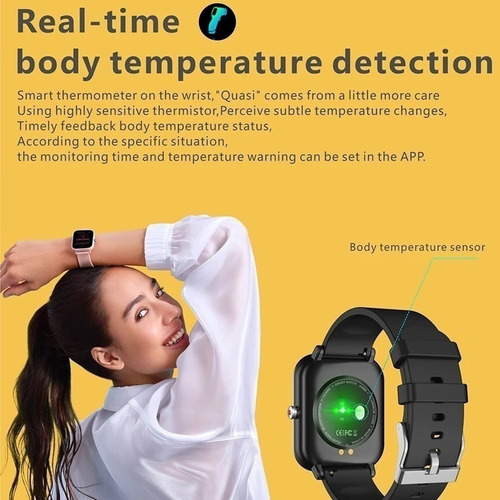 Monitor De Presión Arterial A Prueba De Agua Smartwatch Pa