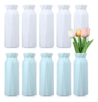 Comprar 10 Floreros De Plástico Compuesto, 8 Floreros De Plástico Pa