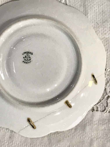 Imagen 5 de 8 de Tazas De Coleccio´n Porcelana Limoges Restauración Antigua