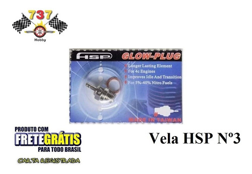 Vela Para Motor Glow Plug N3 Hsp 70117 ( Frete Grátis )