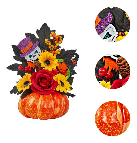 Calabaza De Halloween, Adorno De Calabaza Estilo B